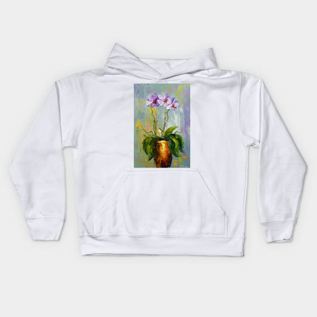 Orchid Kids Hoodie by OLHADARCHUKART